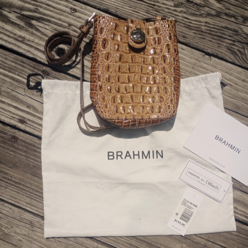 Brahmin - Marley Toasted Melbourne Genuine Leather Crossbody bag